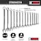 K-Tool International High Polish SAE Combo Wrench Set, 14 pcs. KTI-41304 - alternate 1